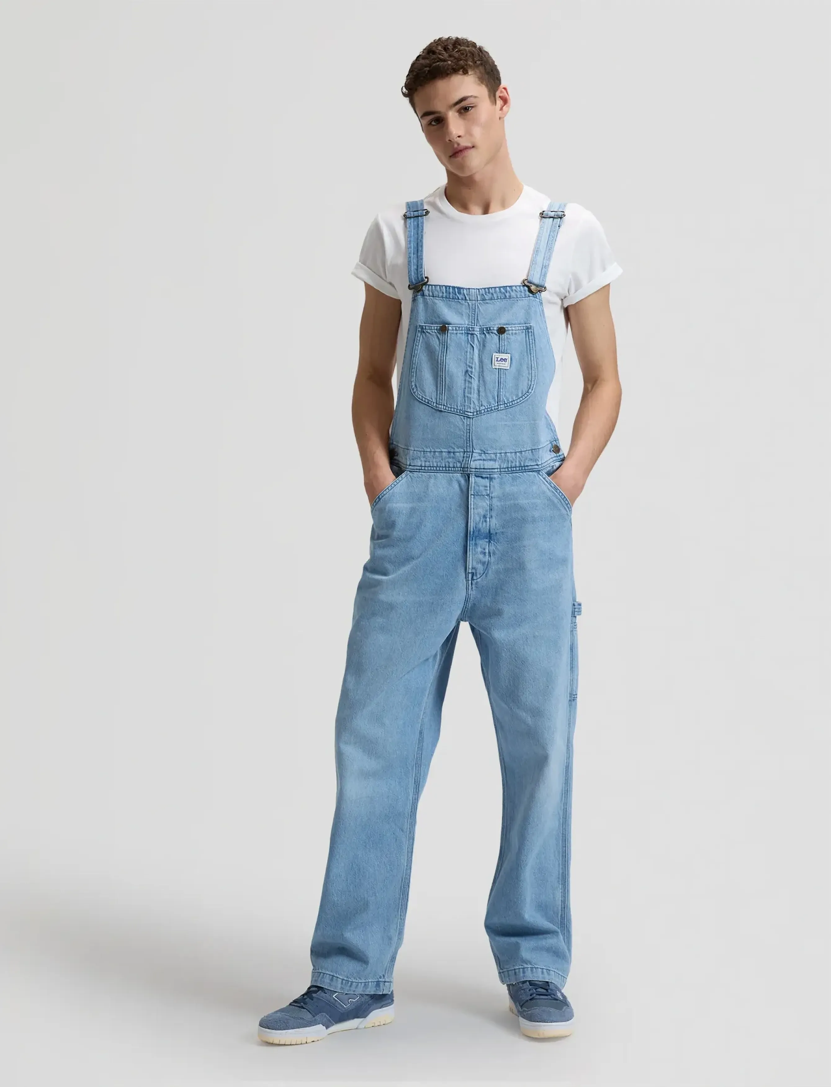 Lee Jeans - WORKWEAR BIB - loose jeans - just me - 3