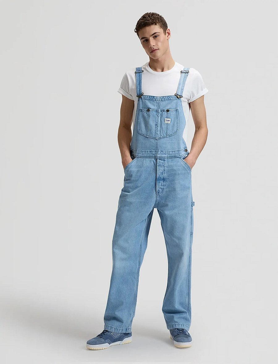 Lee Jeans - WORKWEAR BIB - loose jeans - just me - 3