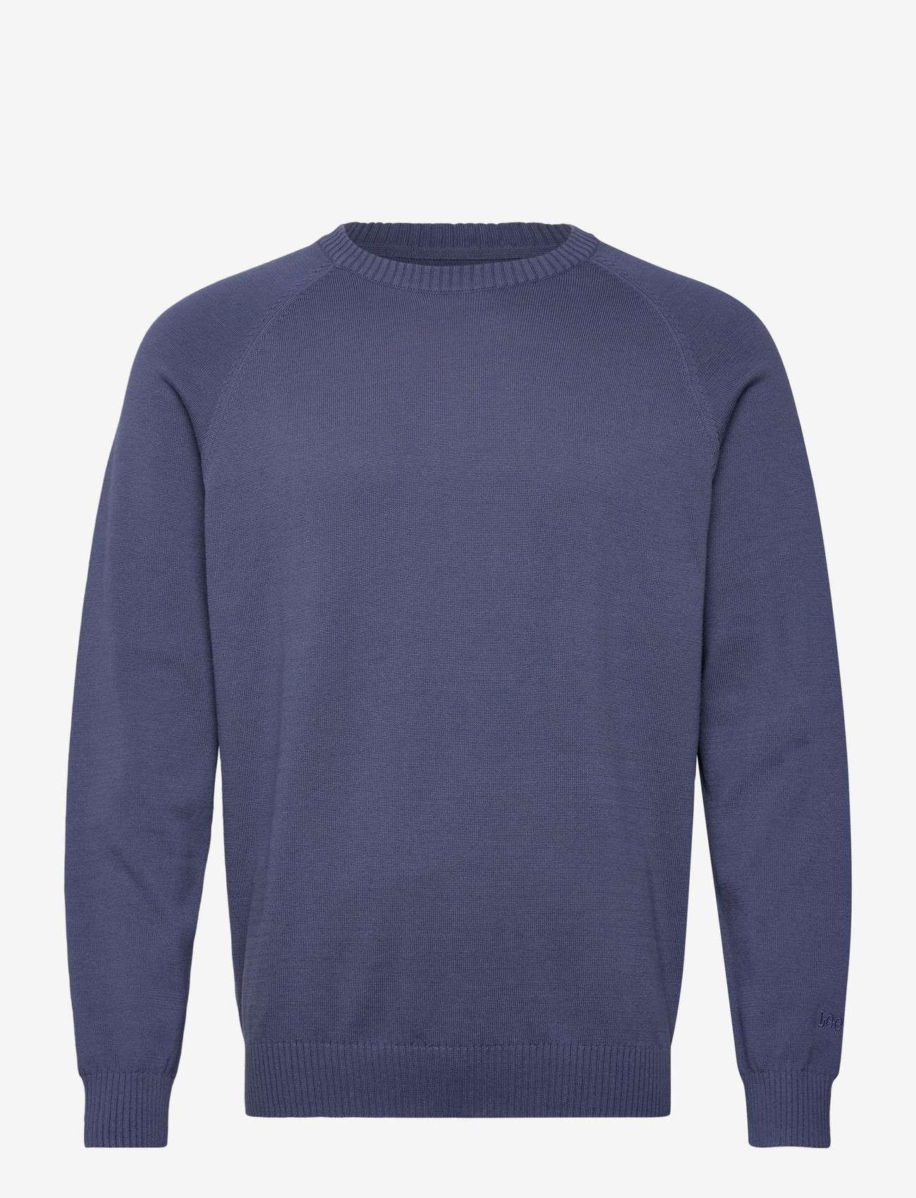 Lee Jeans - CLEAN RAGLAN SWEATER - Ümmarguse kaelusega kudumid - academy blue - 1