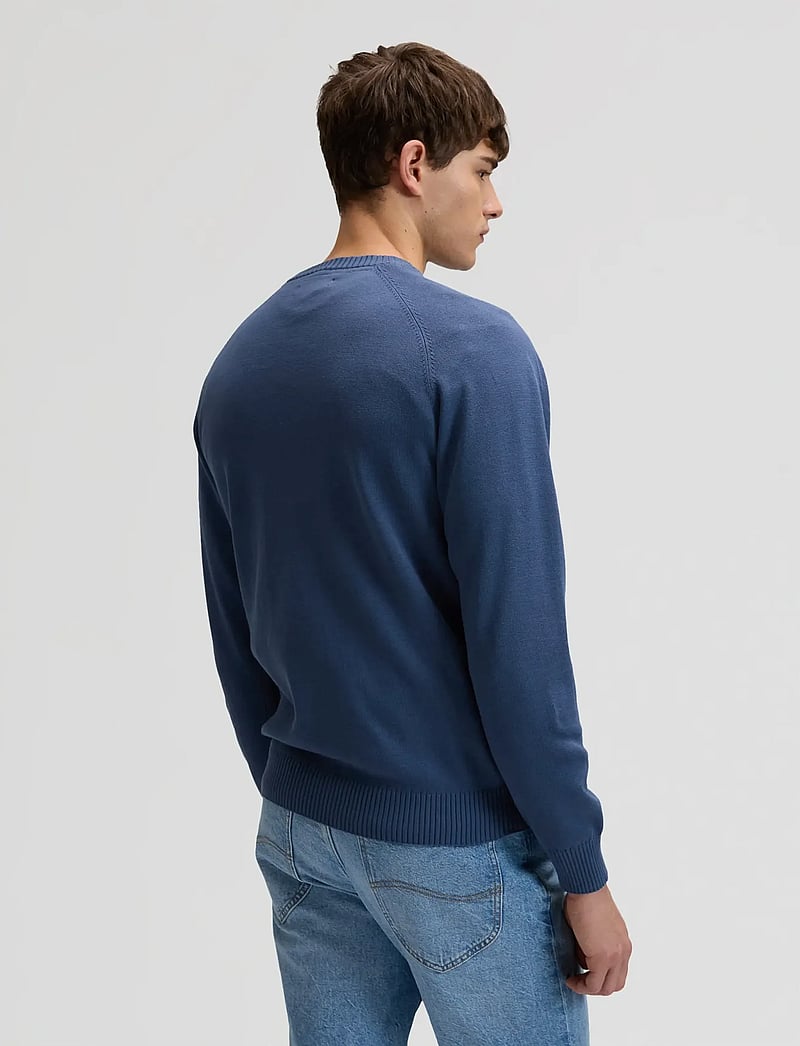 Lee Jeans - CLEAN RAGLAN SWEATER - rundhalsad - academy blue - 3