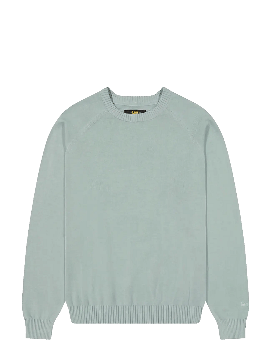 Lee Jeans - CLEAN RAGLAN SWEATER - adījumi ar apaļu kakla izgriezumu - desert sage - 1