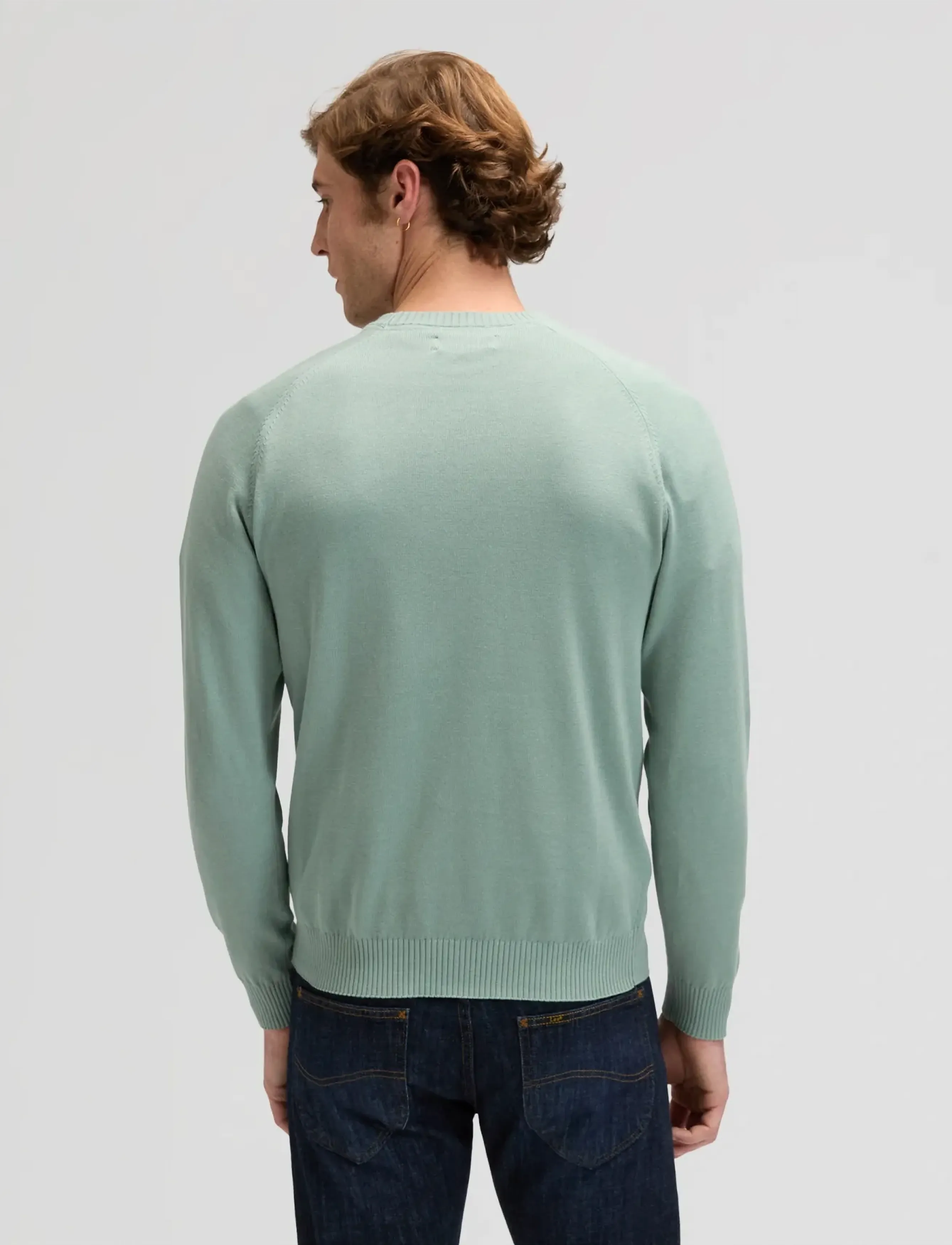 Lee Jeans - CLEAN RAGLAN SWEATER - autumn clothing - desert sage - 2