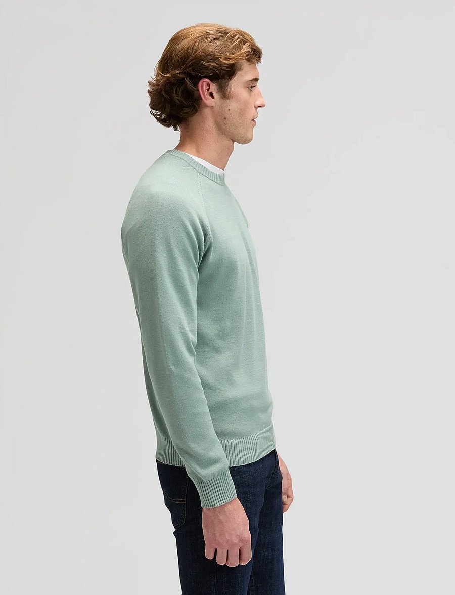 Lee Jeans - CLEAN RAGLAN SWEATER - adījumi ar apaļu kakla izgriezumu - desert sage - 4
