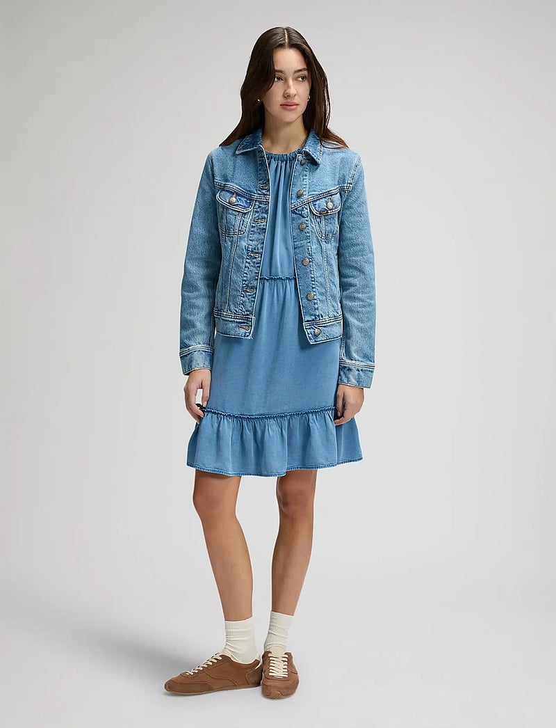 Lee Jeans - RIDER JACKET - teksatagid - desert sun - 3