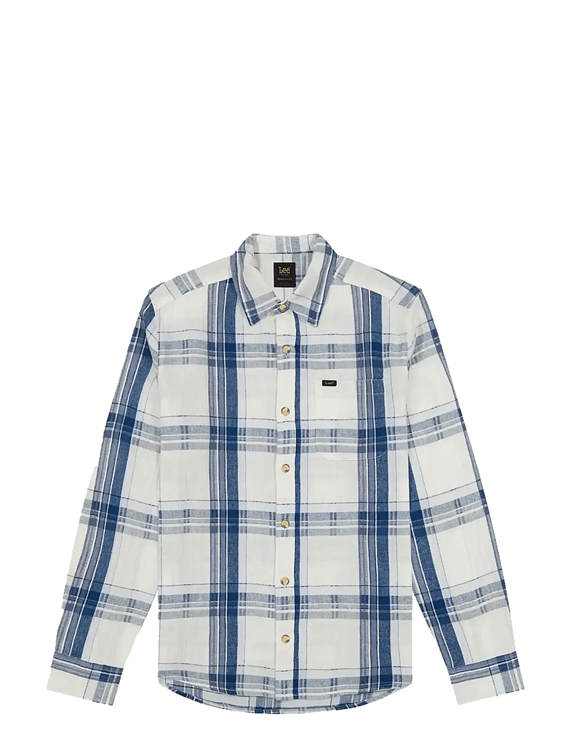 Lee Jeans - LEESURE SHIRT - karierte hemden - deep sea plaid - 1