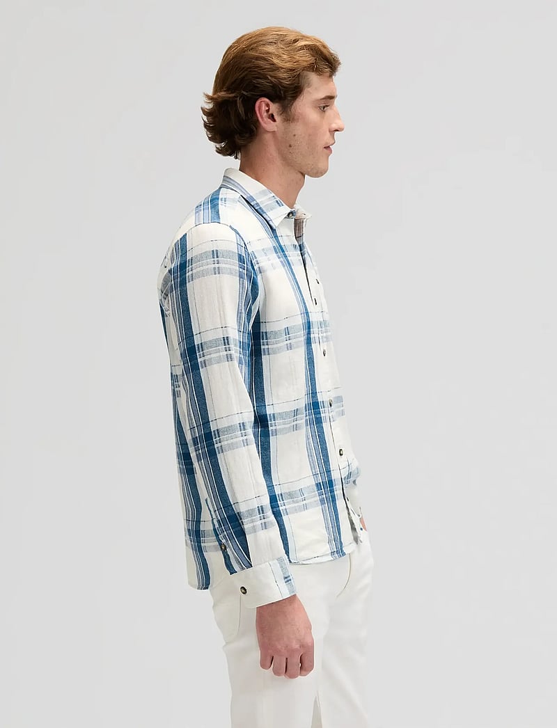 Lee Jeans - LEESURE SHIRT - karierte hemden - deep sea plaid - 4