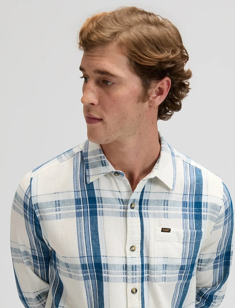 Lee Jeans - LEESURE SHIRT - karierte hemden - deep sea plaid - 5