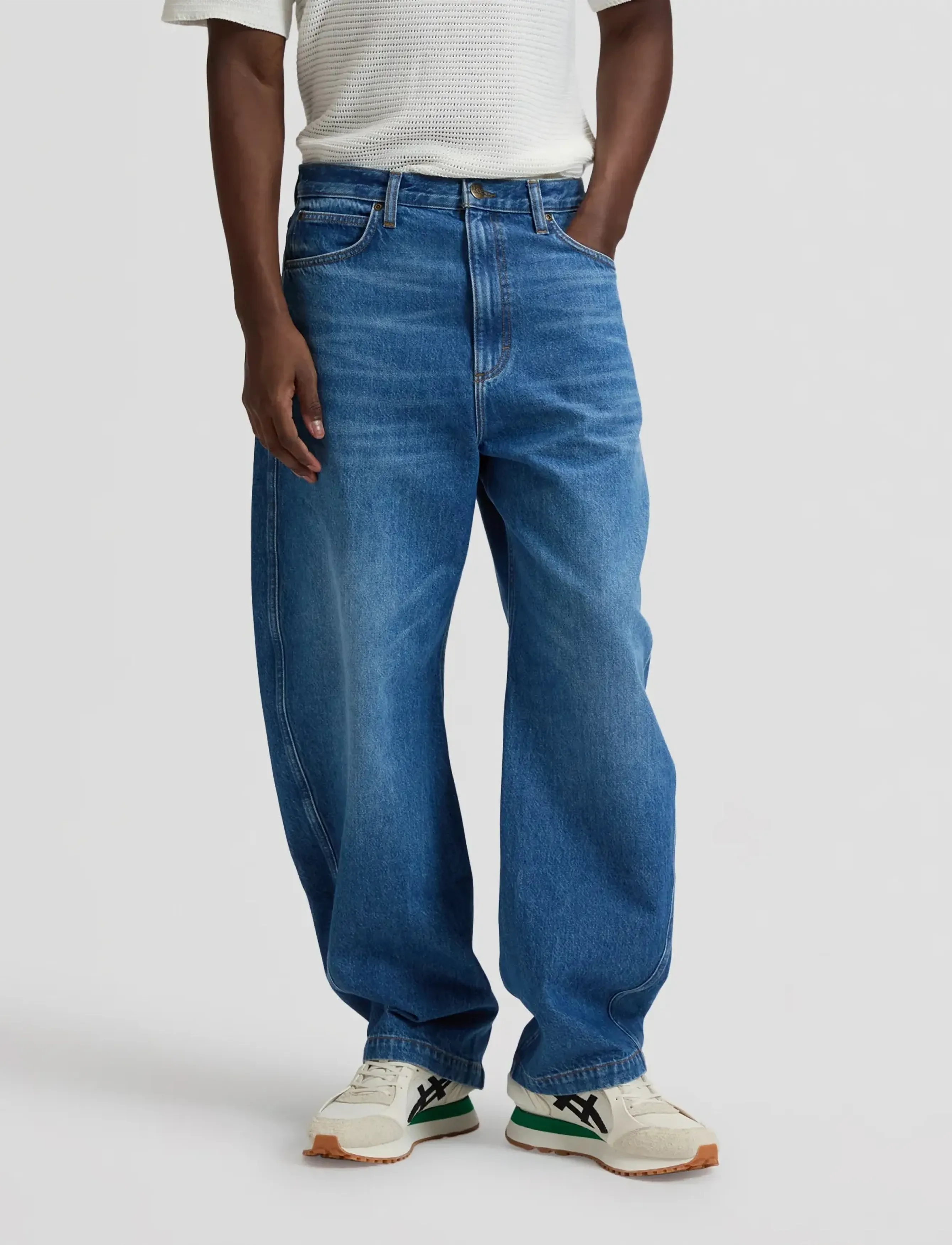 Lee Jeans BARREL 5PKT - Loose jeans - MODERN MAKER / blue