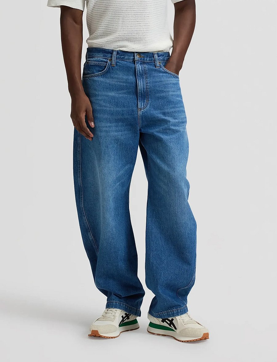 Lee Jeans - BARREL 5PKT - džinsi ar platiem galiem - modern maker - 0