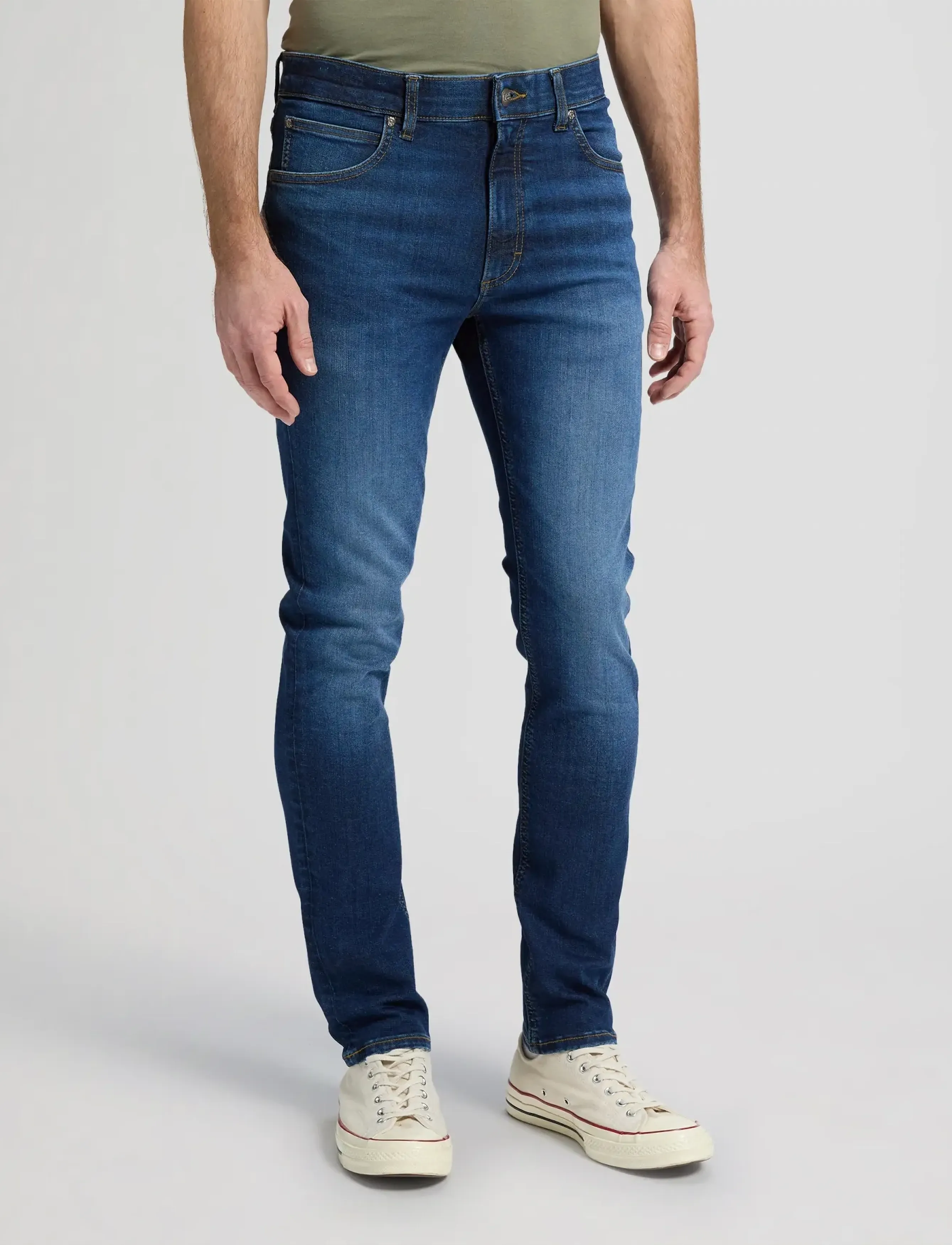 Lee Jeans LUKE - Tapered jeans - DARK FORCE / blue