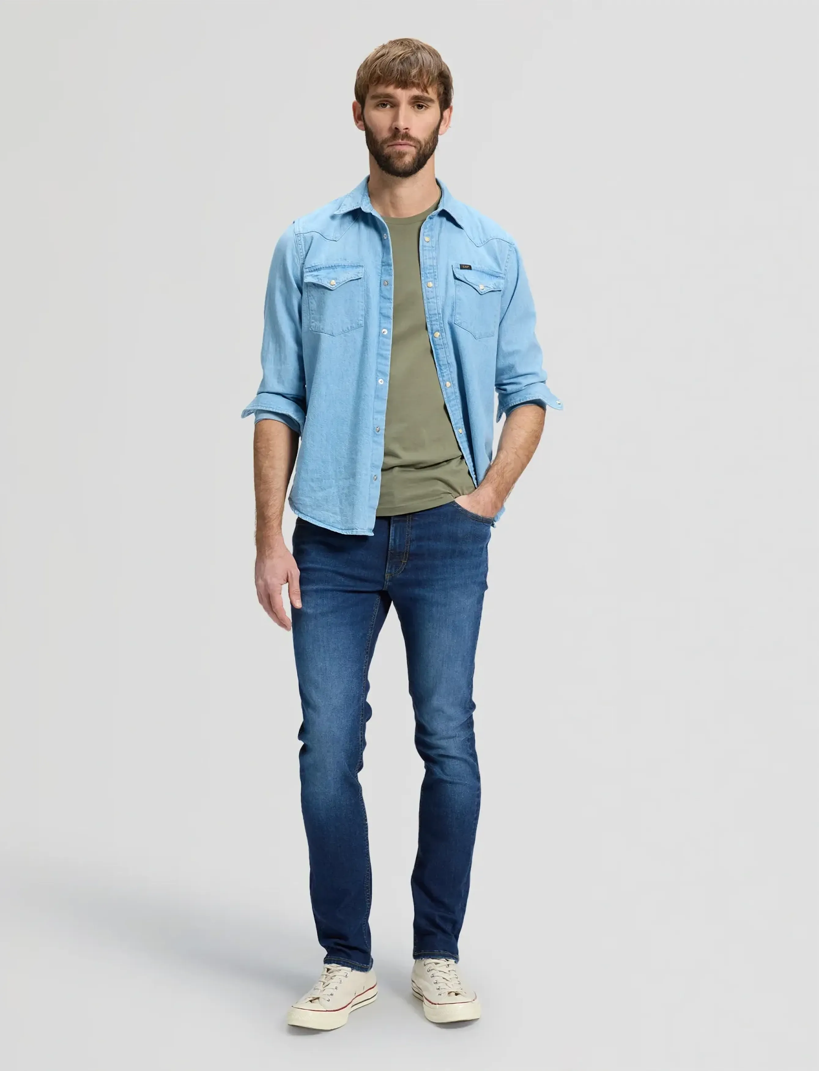 Lee Jeans - LUKE - hosen & jeans - dark force - 3