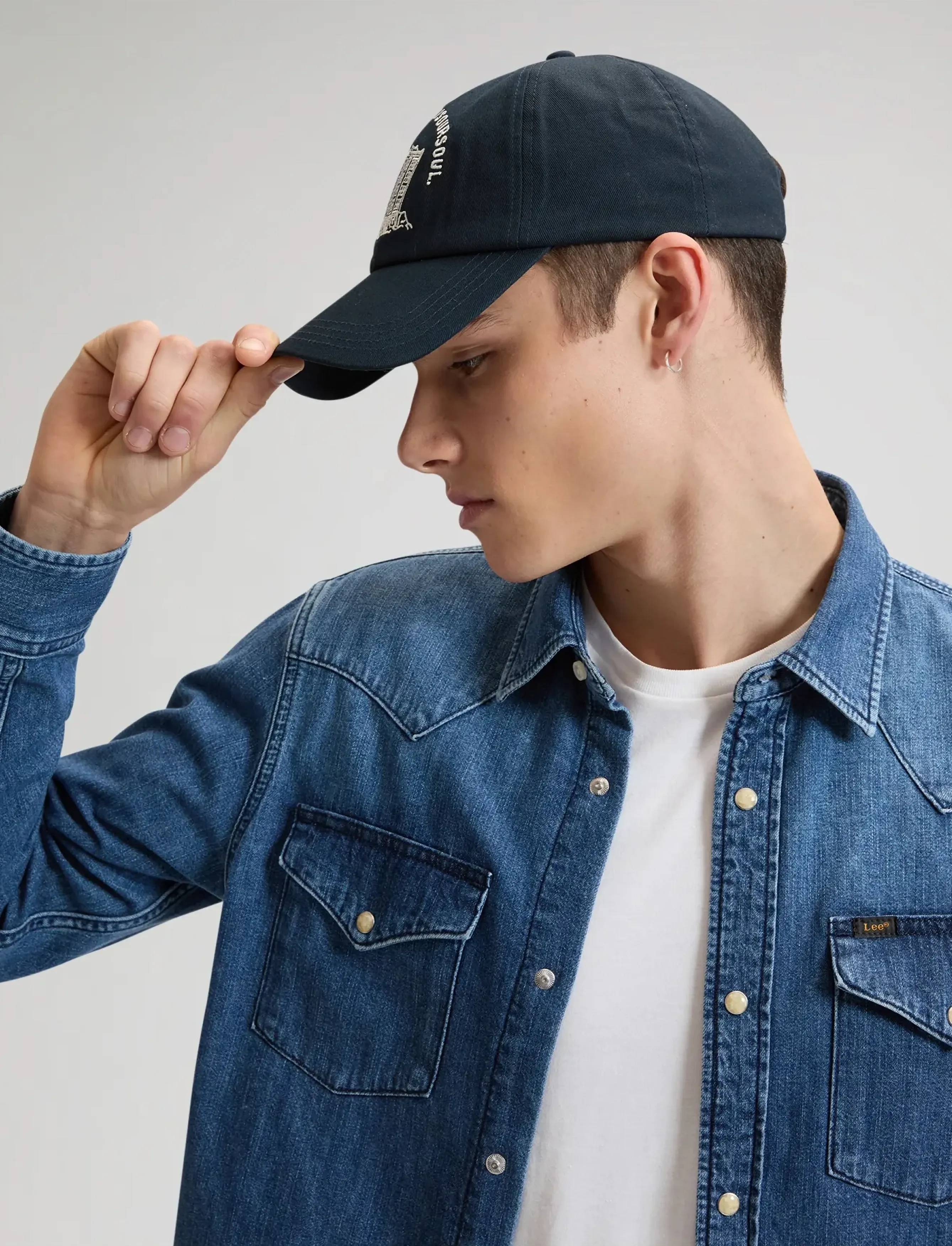 Lee Jeans - WW SOUL CAP - lippikset - rebel navy - 3