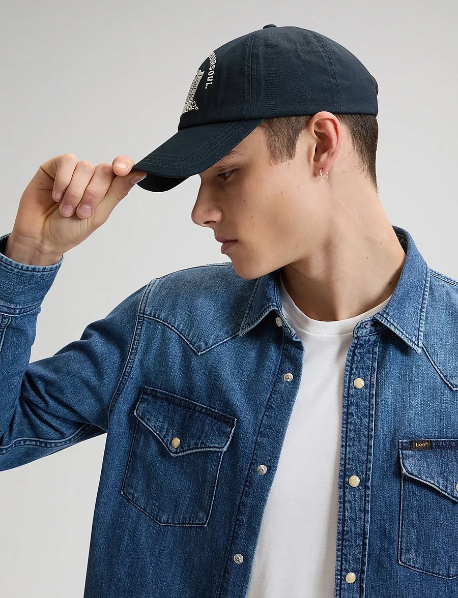 Lee Jeans - WW SOUL CAP - lippikset - rebel navy - 3