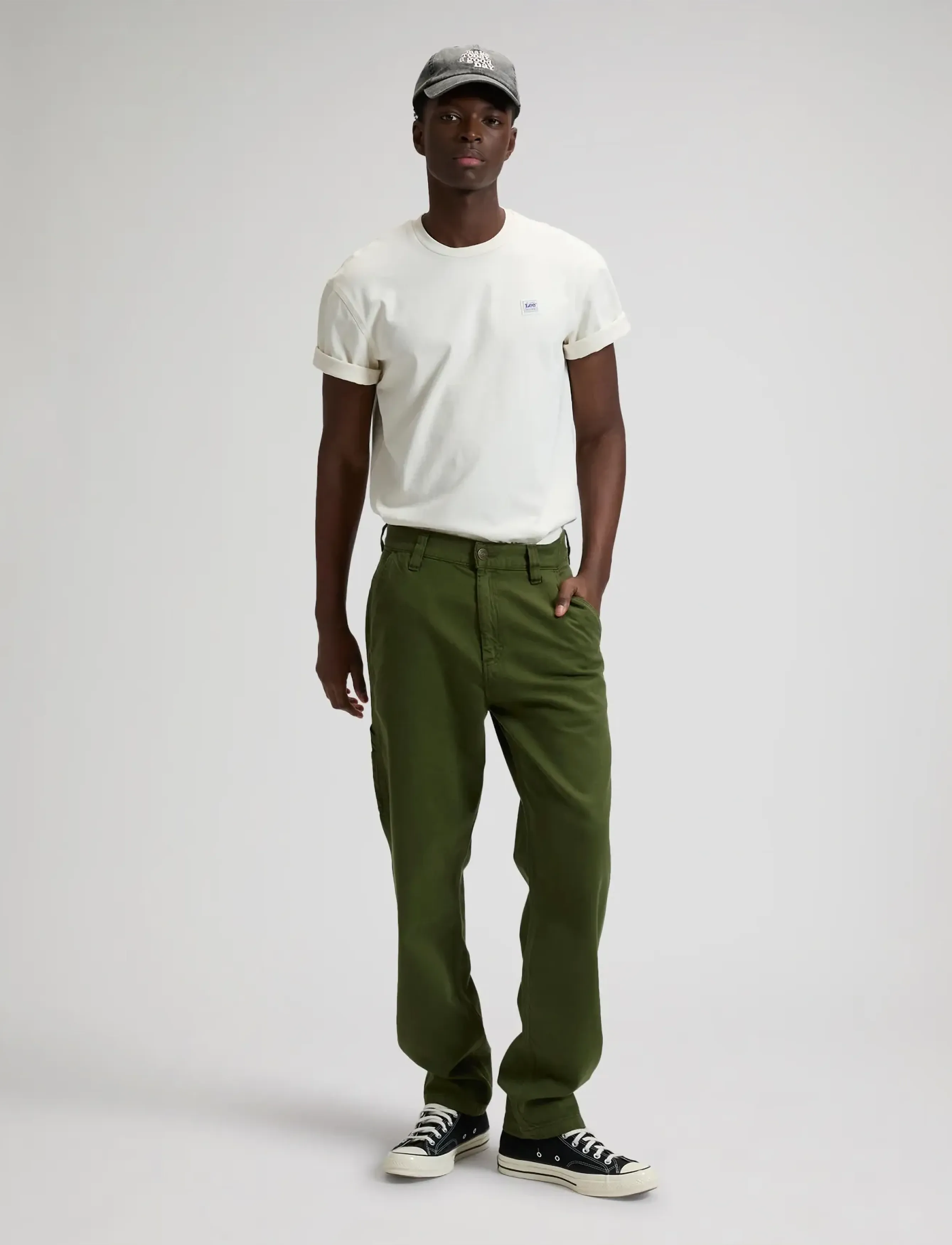 Lee Jeans DAY CAP - Aksessuaarid - WASHED BLACK / grey