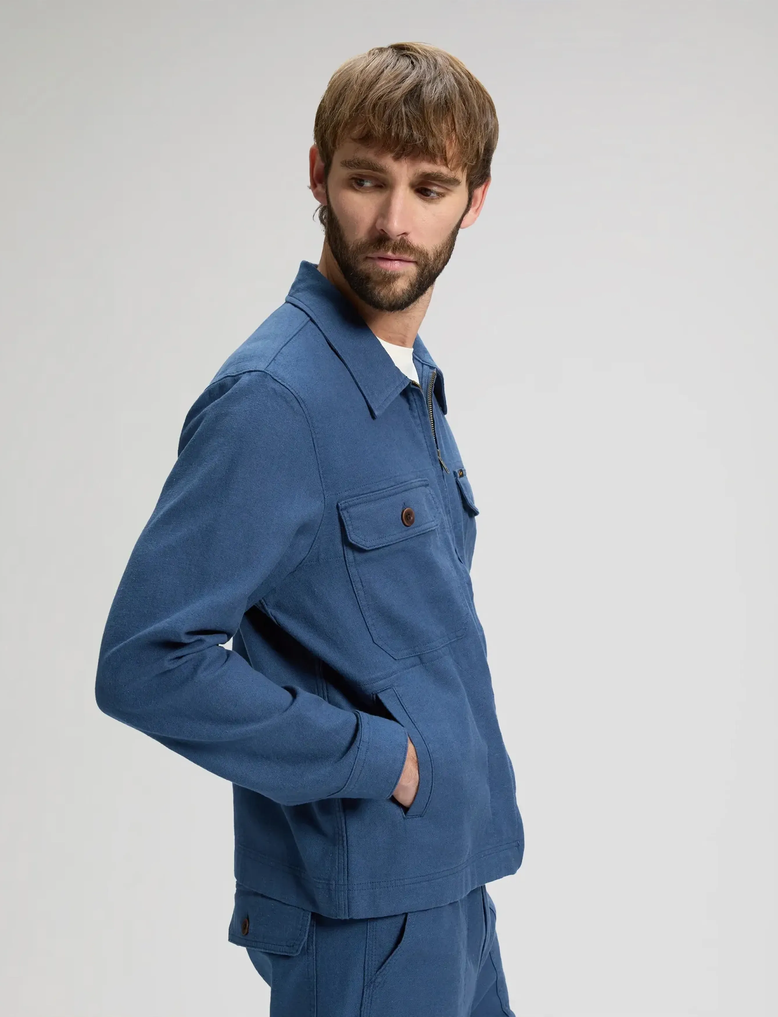 Lee Jeans - UTILITY JACKET - vestes de printemps - academy blue - 4