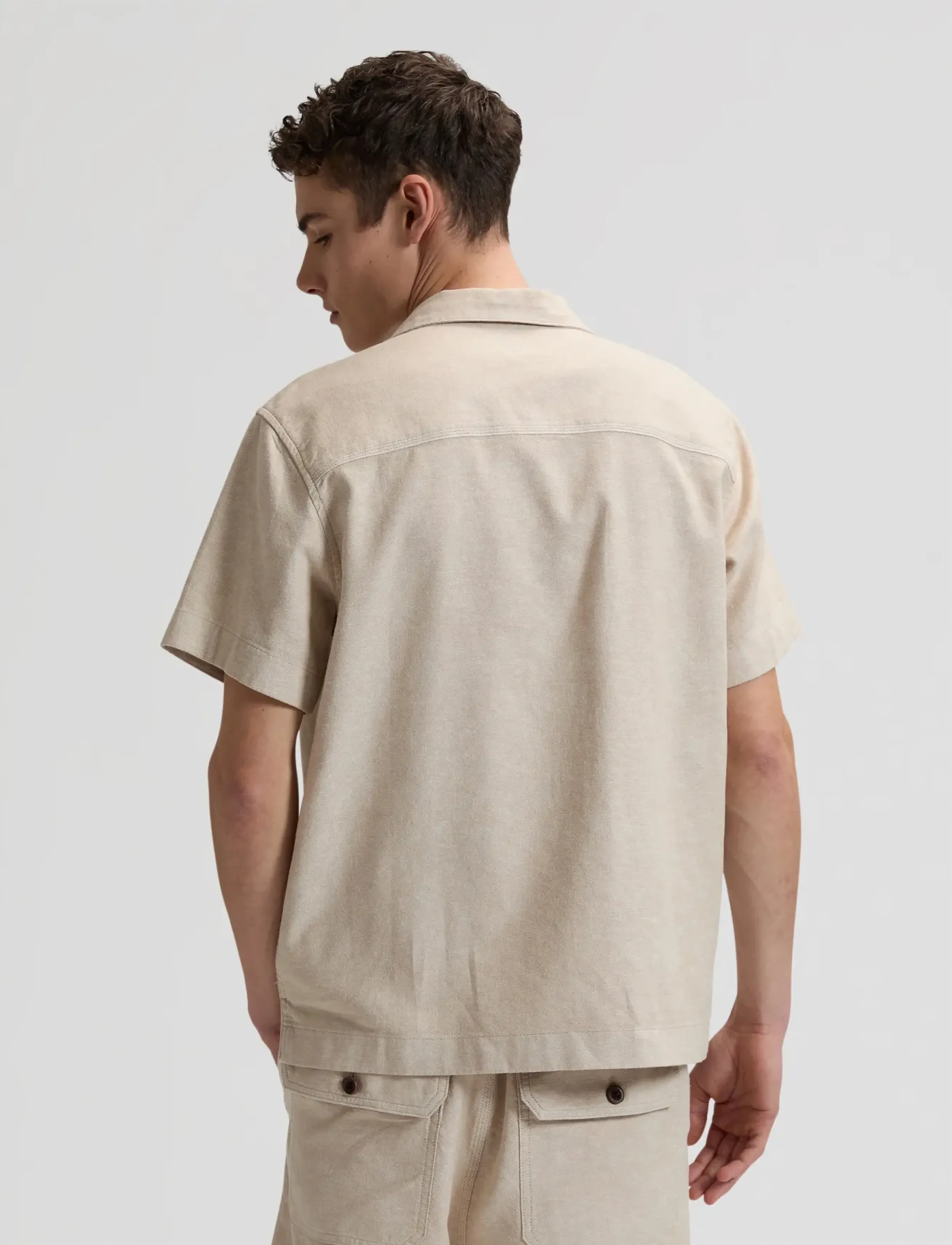 Lee Jeans - SS UTILITY CAMP SHIRT - casual skjorter - wheat - 2