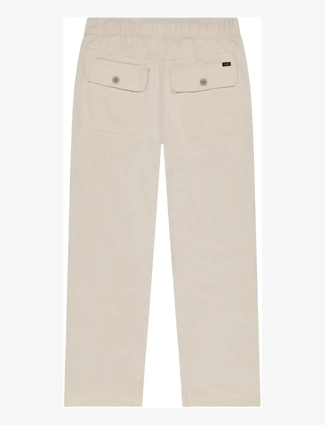 Lee Jeans - UTILITY DRAWSTRING PANT - leinenhosen - natural - 2