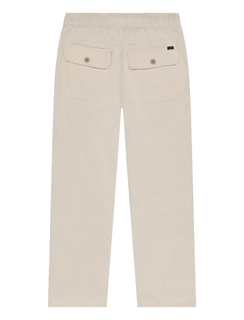 Lee Jeans - UTILITY DRAWSTRING PANT - leinenhosen - natural - 2
