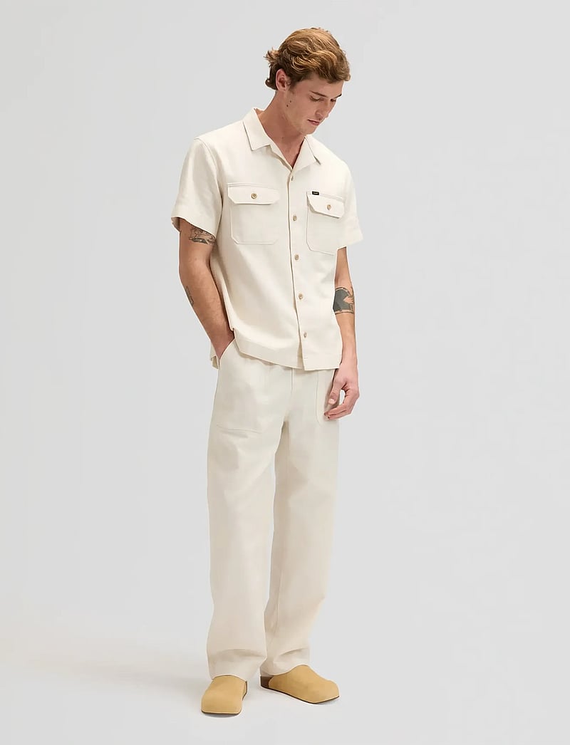 Lee Jeans - UTILITY DRAWSTRING PANT - lininės kelnės - natural - 4