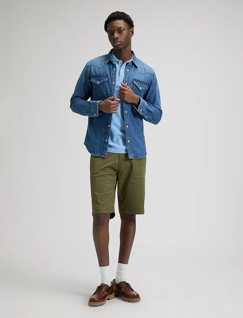 Lee Jeans - REGULAR CHINO SHORT - casual shorts - olive moss - 3