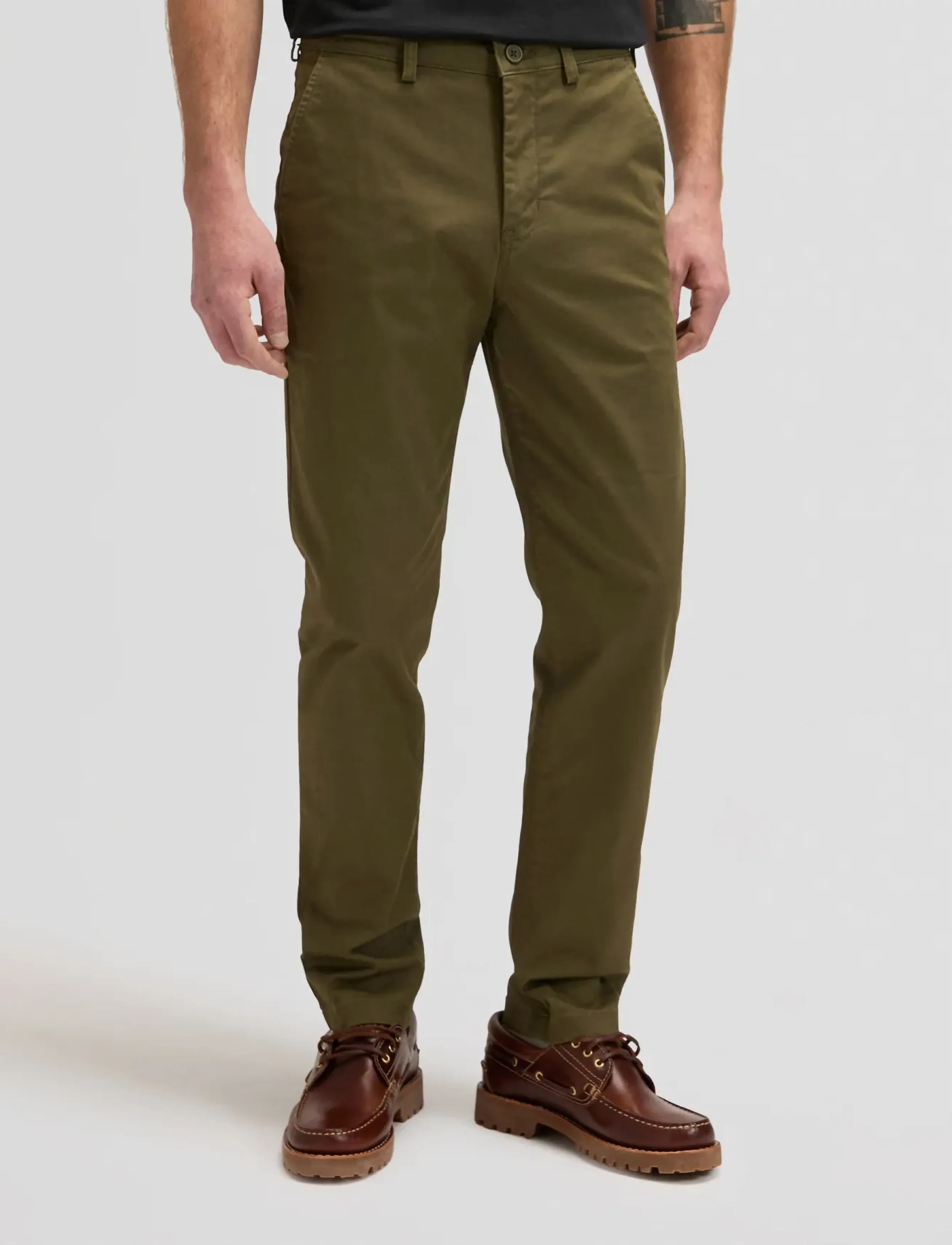 Lee Jeans SLIM CHINO - Lee Jeans - OLIVE MOSS / khaki/green