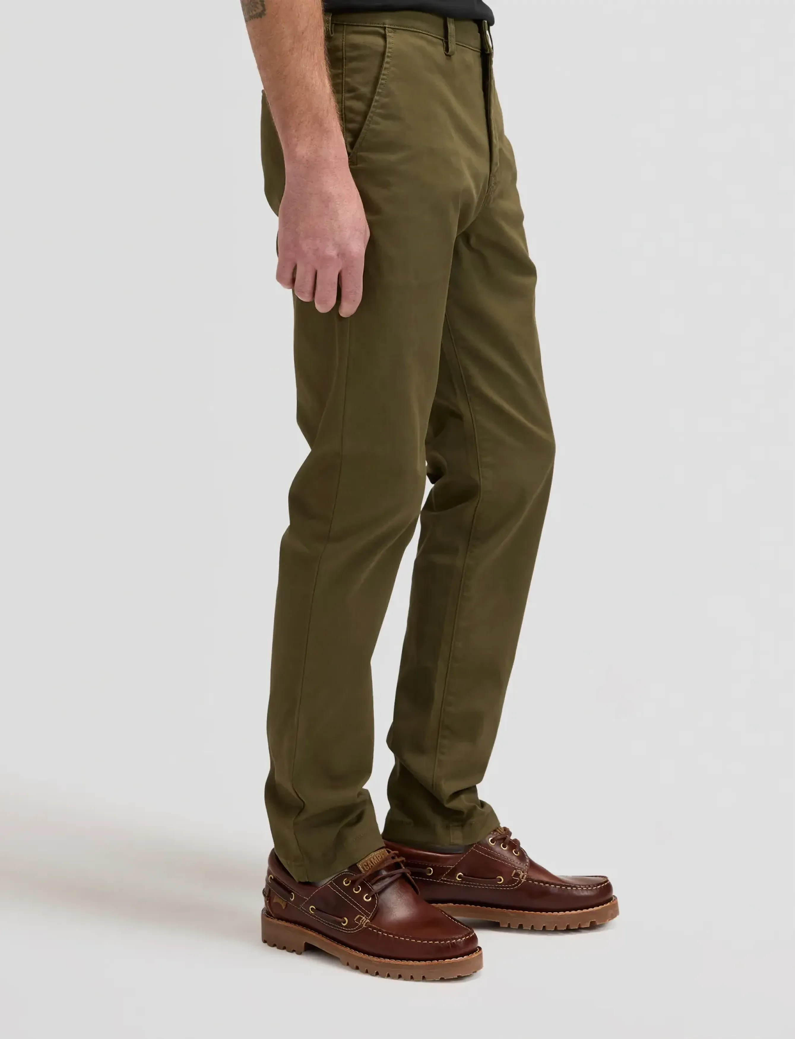 Lee Jeans - SLIM CHINO - chinos - olive moss - 4