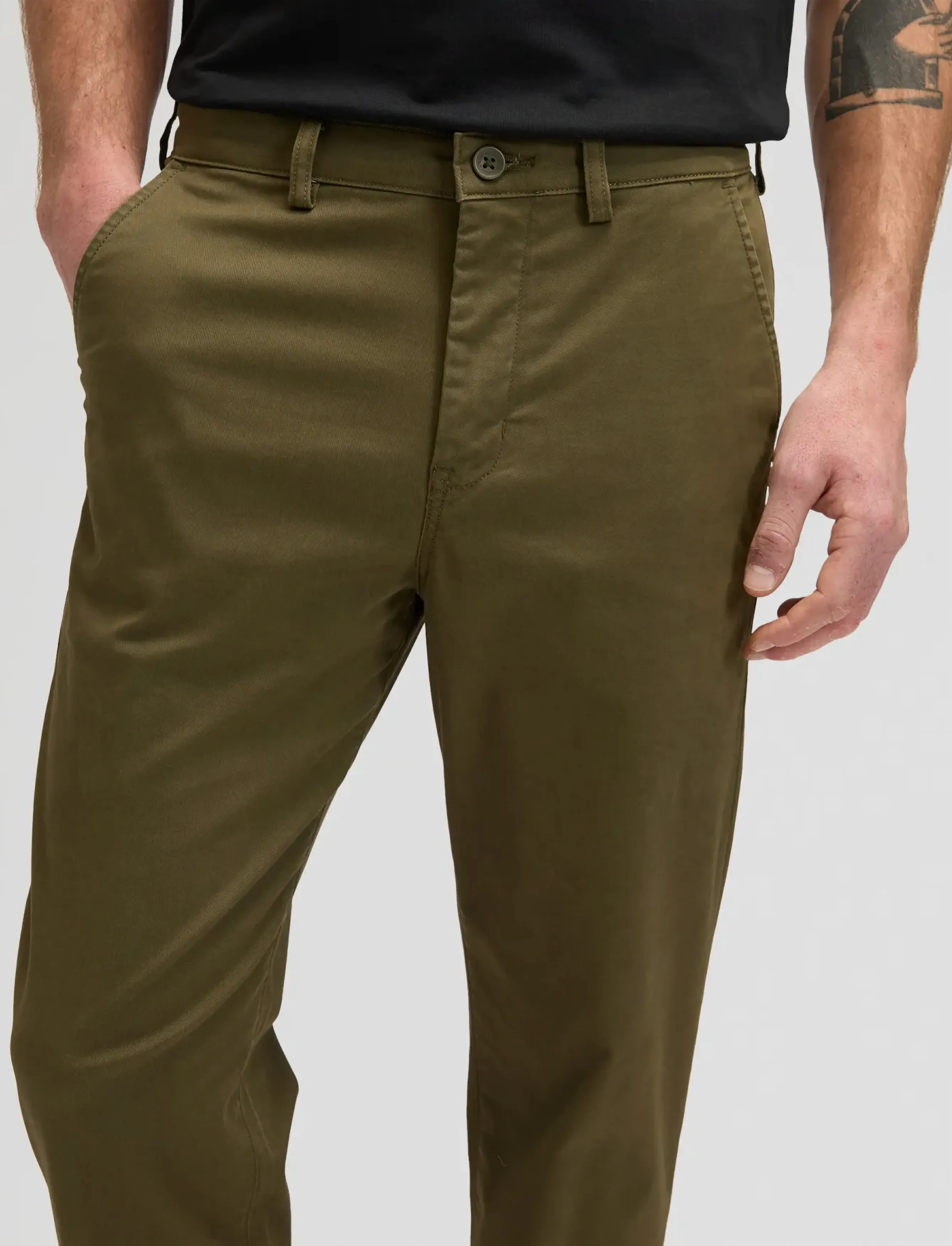 Lee Jeans - SLIM CHINO - chinos - olive moss - 5
