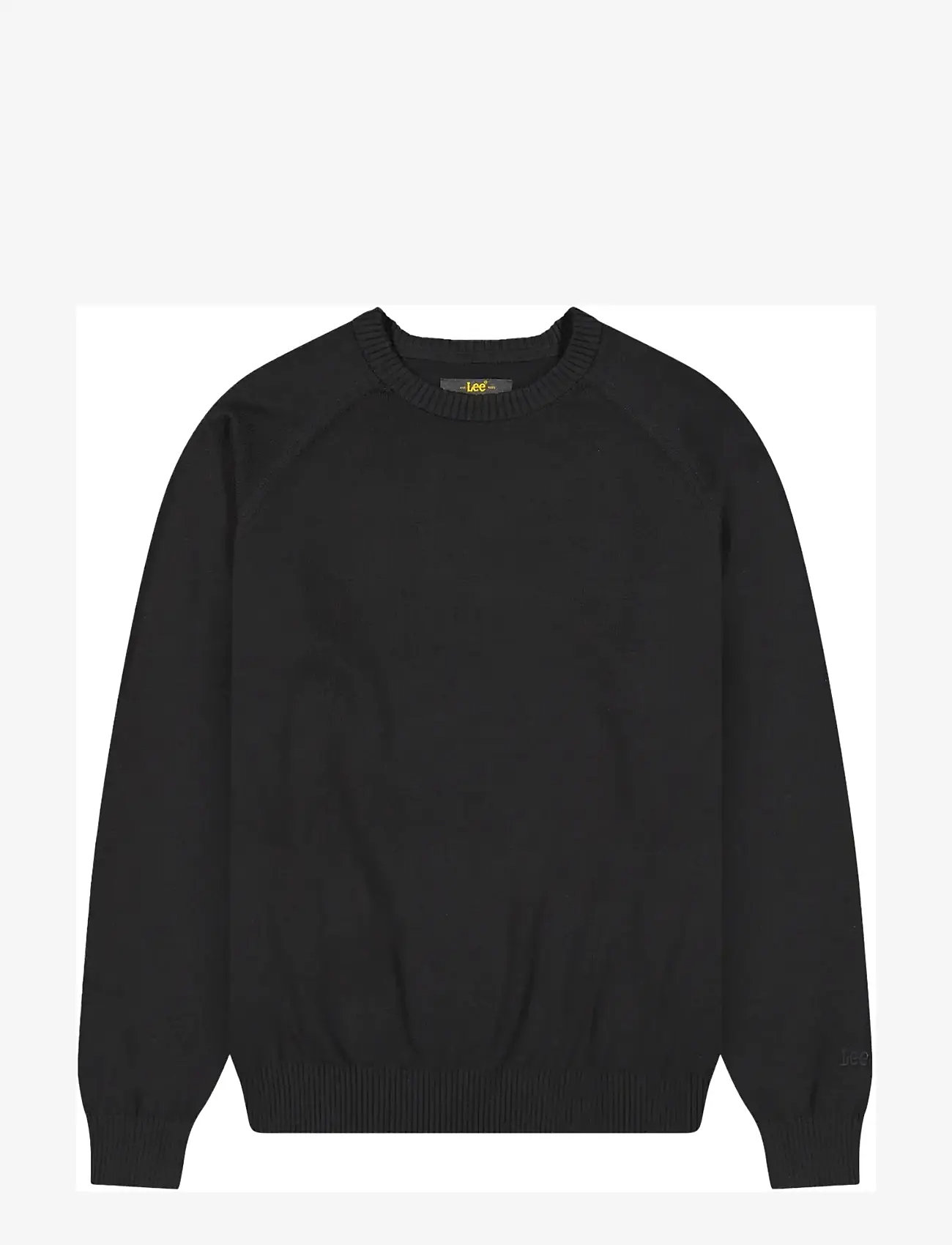 Lee Jeans - CLEAN RAGLAN SWEATER - rundhalsad - black - 1