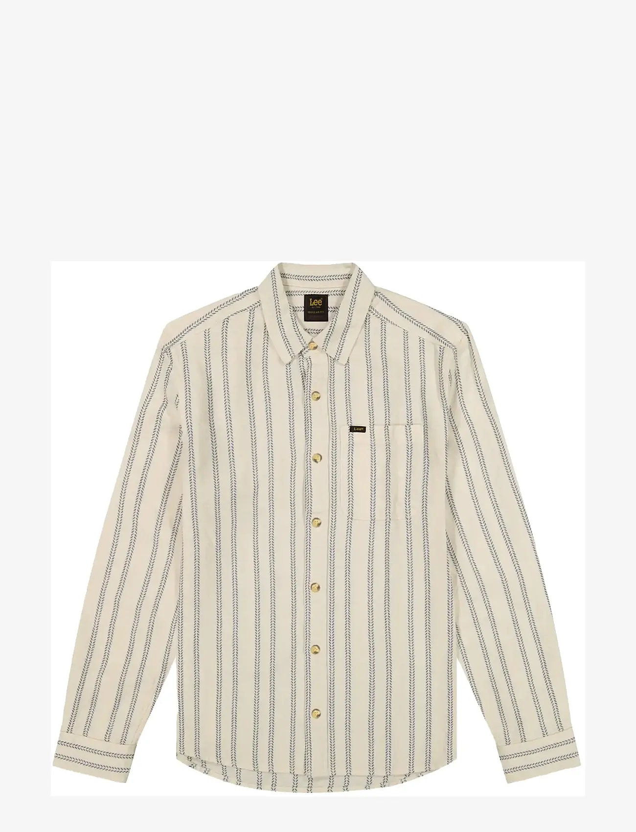 Lee Jeans - LEESURE SHIRT - gestreifte hemden - dustier blue stripe - 1