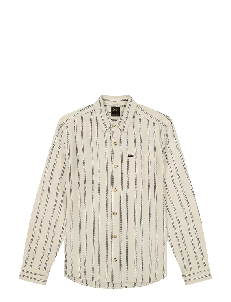 Lee Jeans - LEESURE SHIRT - gestreifte hemden - dustier blue stripe - 1