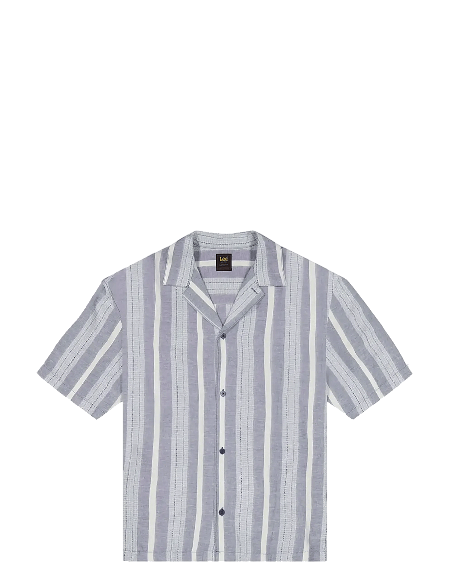 Lee Jeans - RLX RESORT SHIRT - gestreifte hemden - academy blue stripe - 1