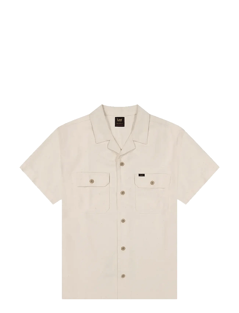 Lee Jeans - SS UTILITY CAMP SHIRT - kurzarmhemden - natural - 1