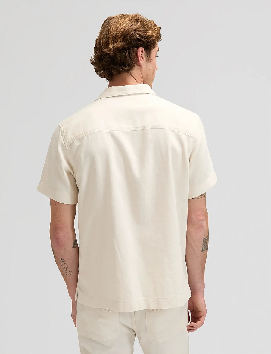 Lee Jeans - SS UTILITY CAMP SHIRT - kurzarmhemden - natural - 2