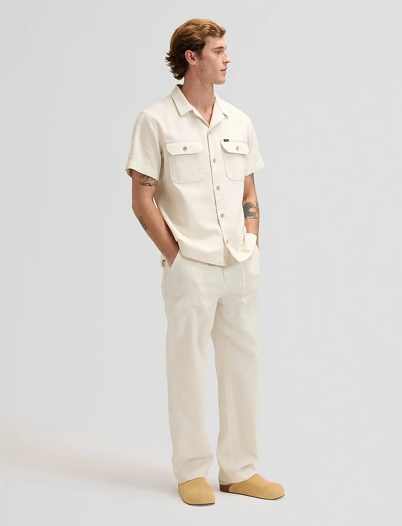 Lee Jeans - SS UTILITY CAMP SHIRT - kurzarmhemden - natural - 3
