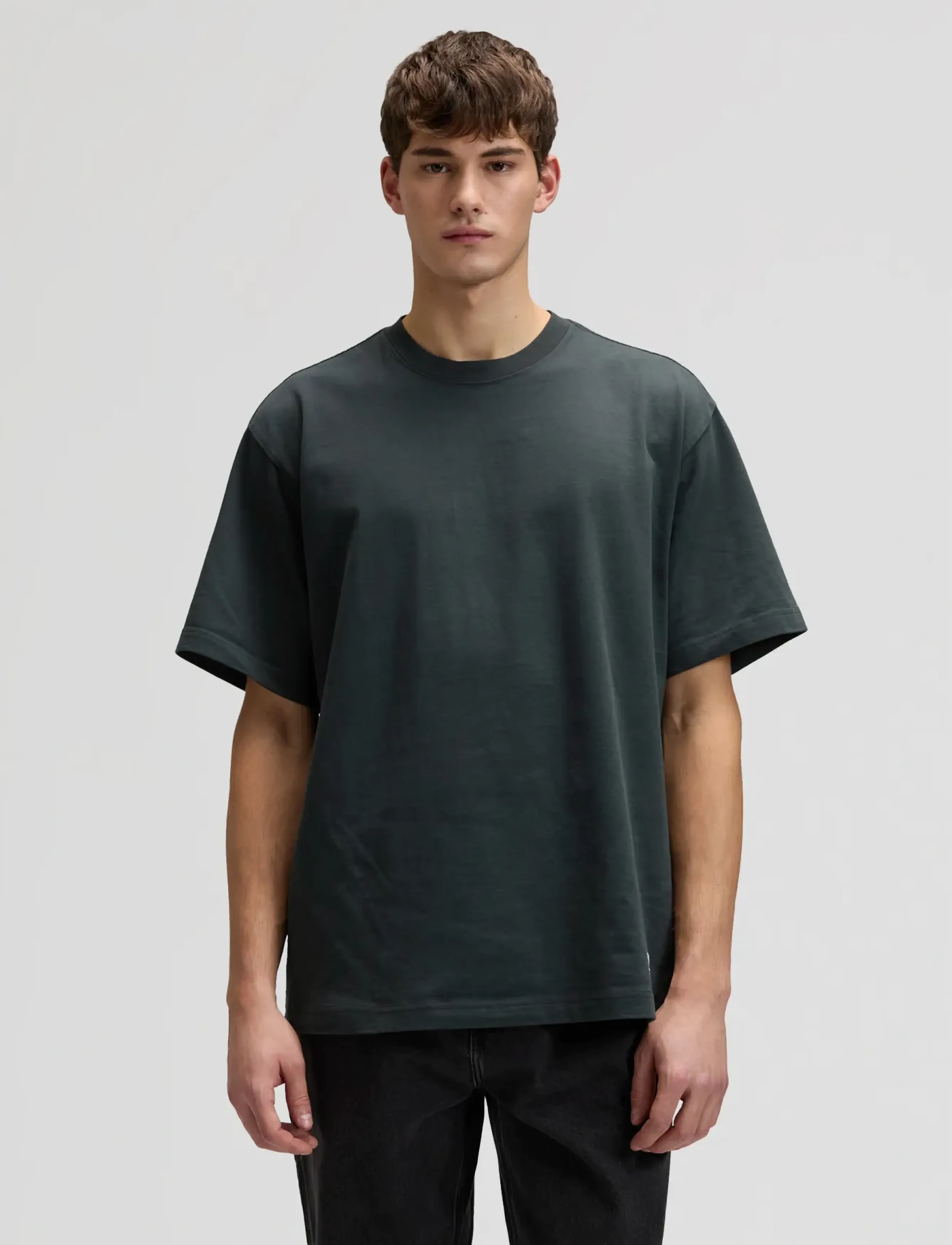 Lee Jeans Workwear Boxy Tee, L x 00, Grey, T-Shirts > Kortærmede, Herre