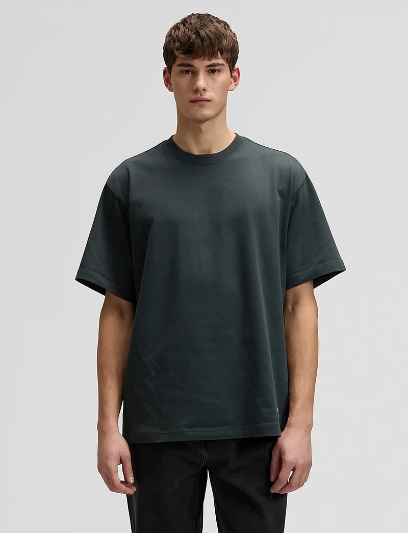 Lee Jeans - WORKWEAR BOXY TEE - kurzärmelig - washed black - 0