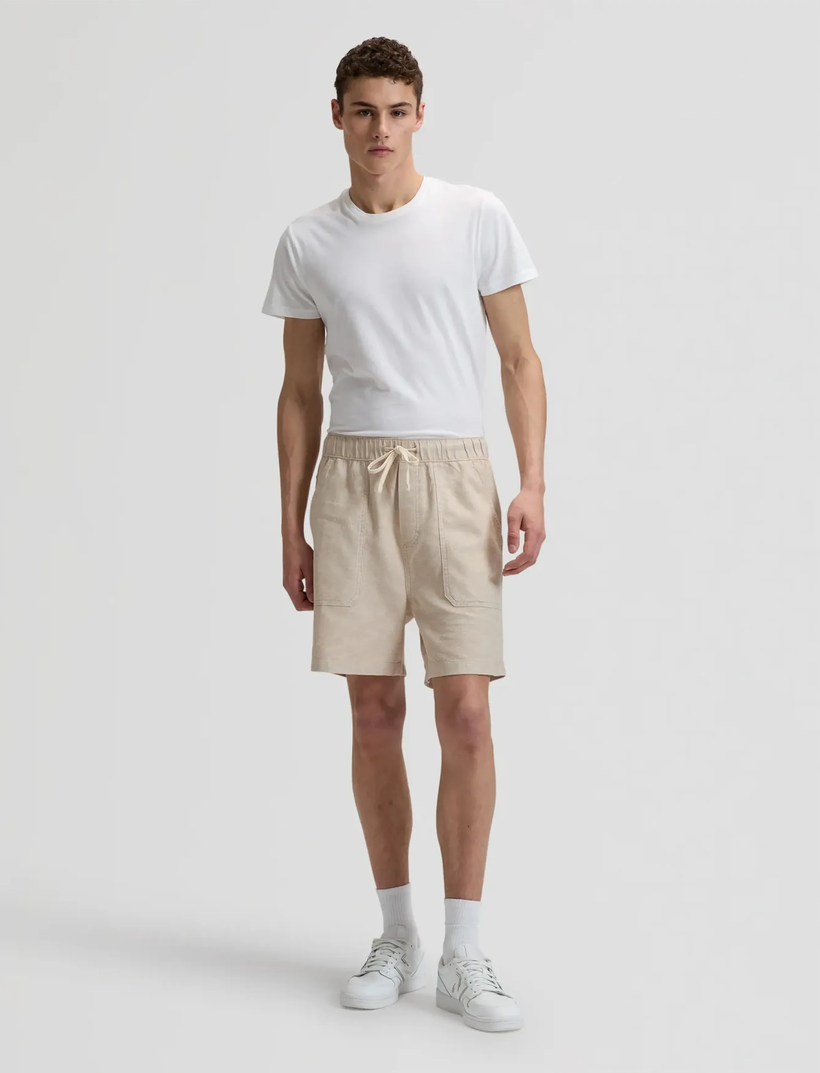 Lee Jeans - UTILITY PULL ON SHORT - leinen-shorts - wheat - 4