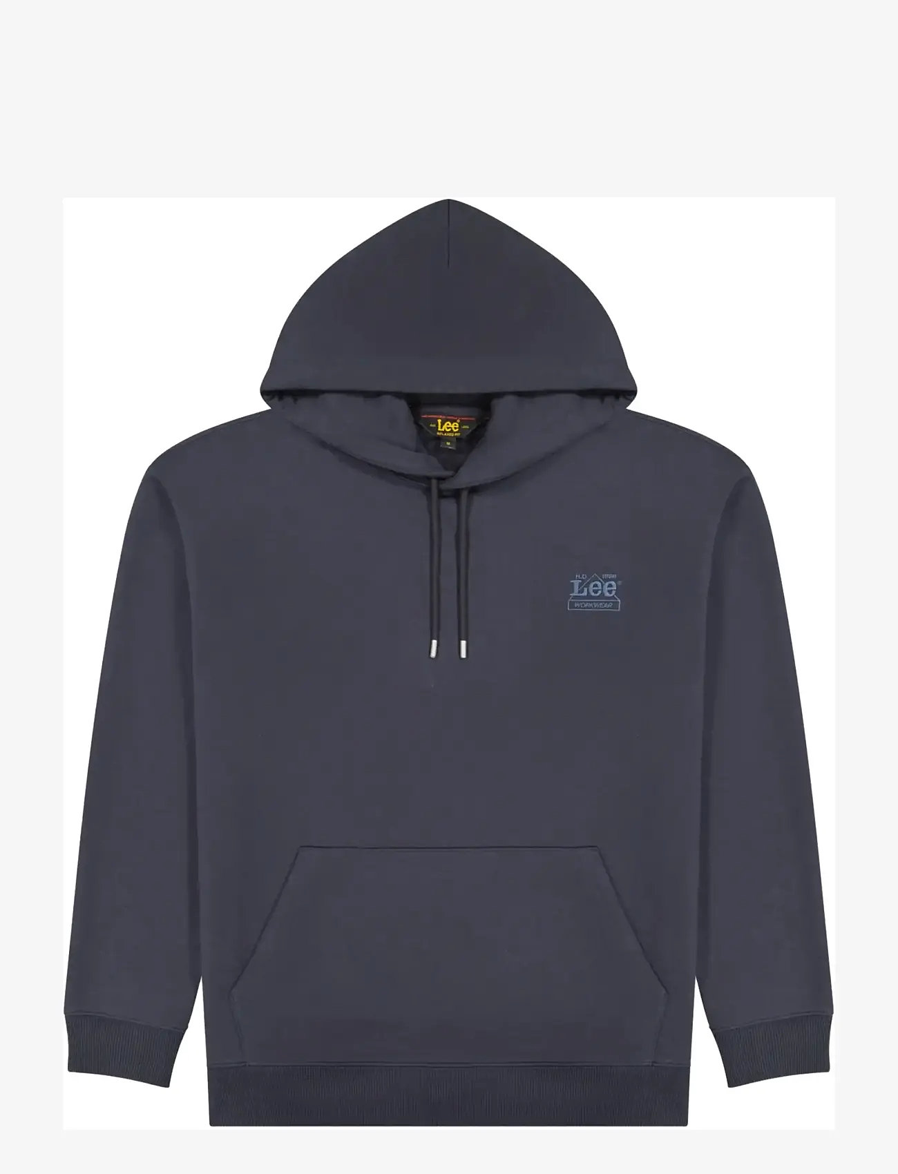 Lee Jeans - WORKWEAR ESS HOODIE - hættetrøjer - rebel navy - 1