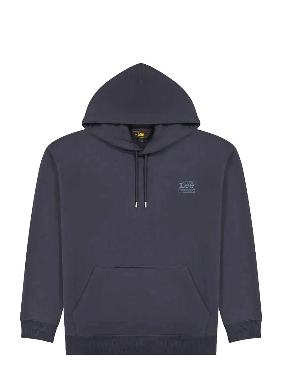 Lee Jeans - WORKWEAR ESS HOODIE - kapuutsiga dressipluusid - rebel navy - 1