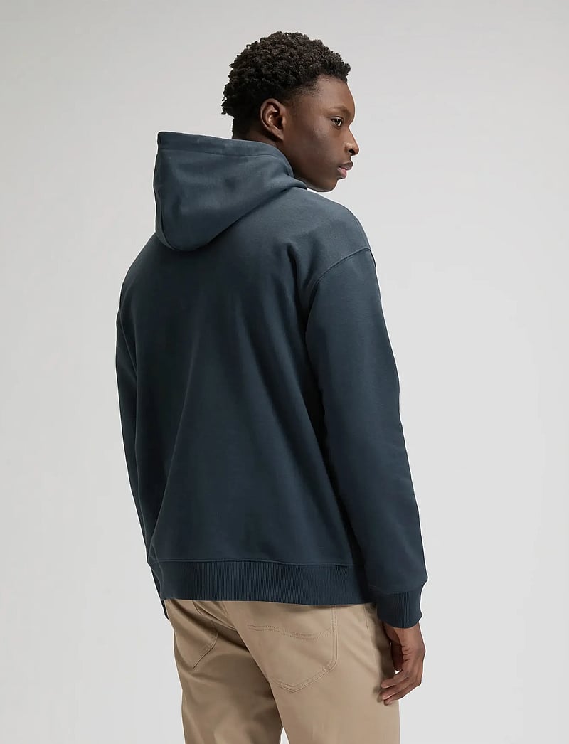 Lee Jeans - WORKWEAR ESS HOODIE - hættetrøjer - rebel navy - 2