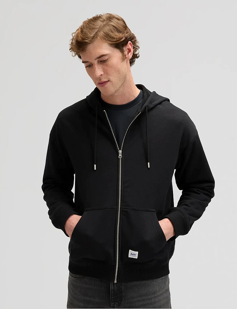 Lee Jeans - WORKWEAR FULL ZIP - jacken - black - 0