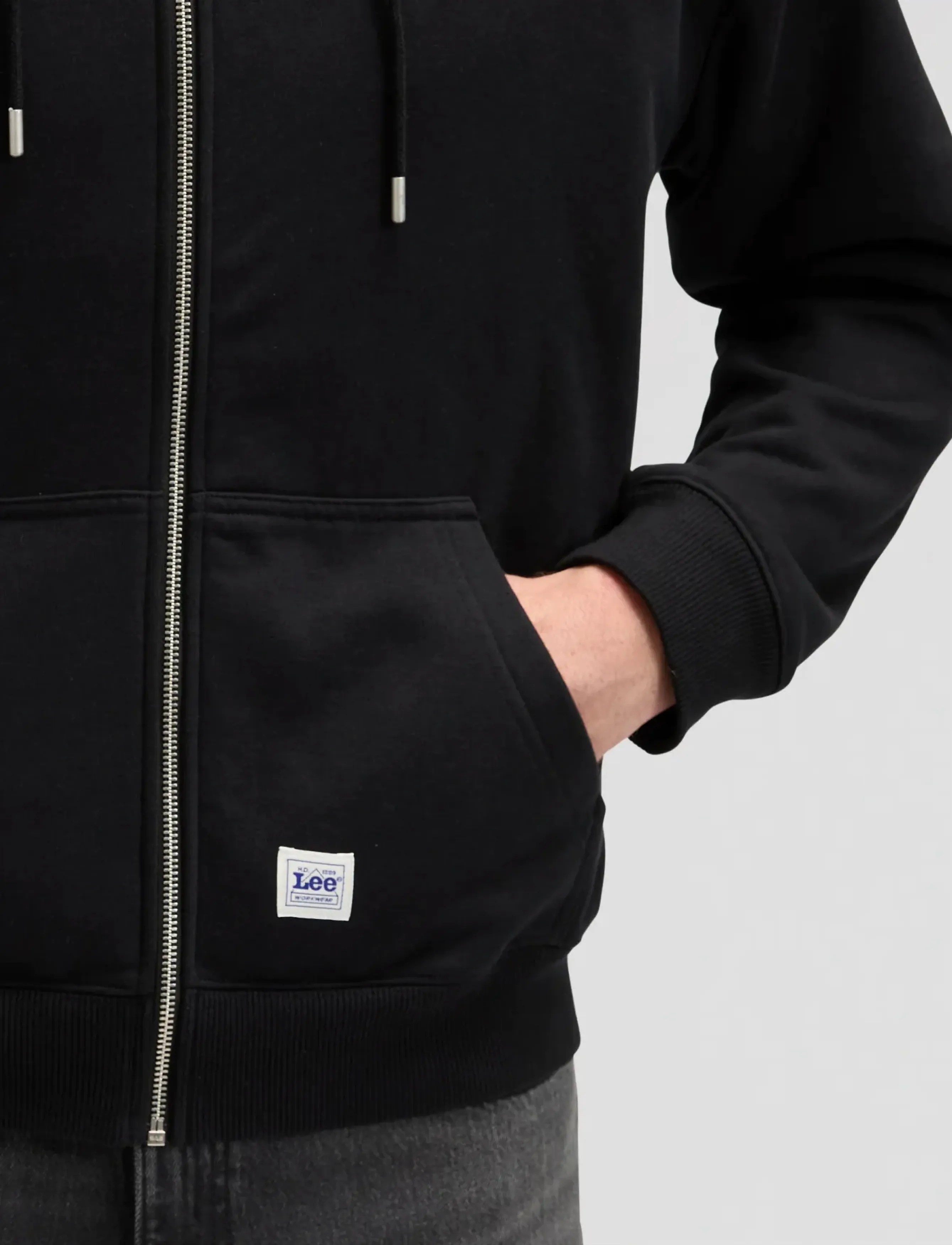 Lee Jeans - WORKWEAR FULL ZIP - jackor - black - 5