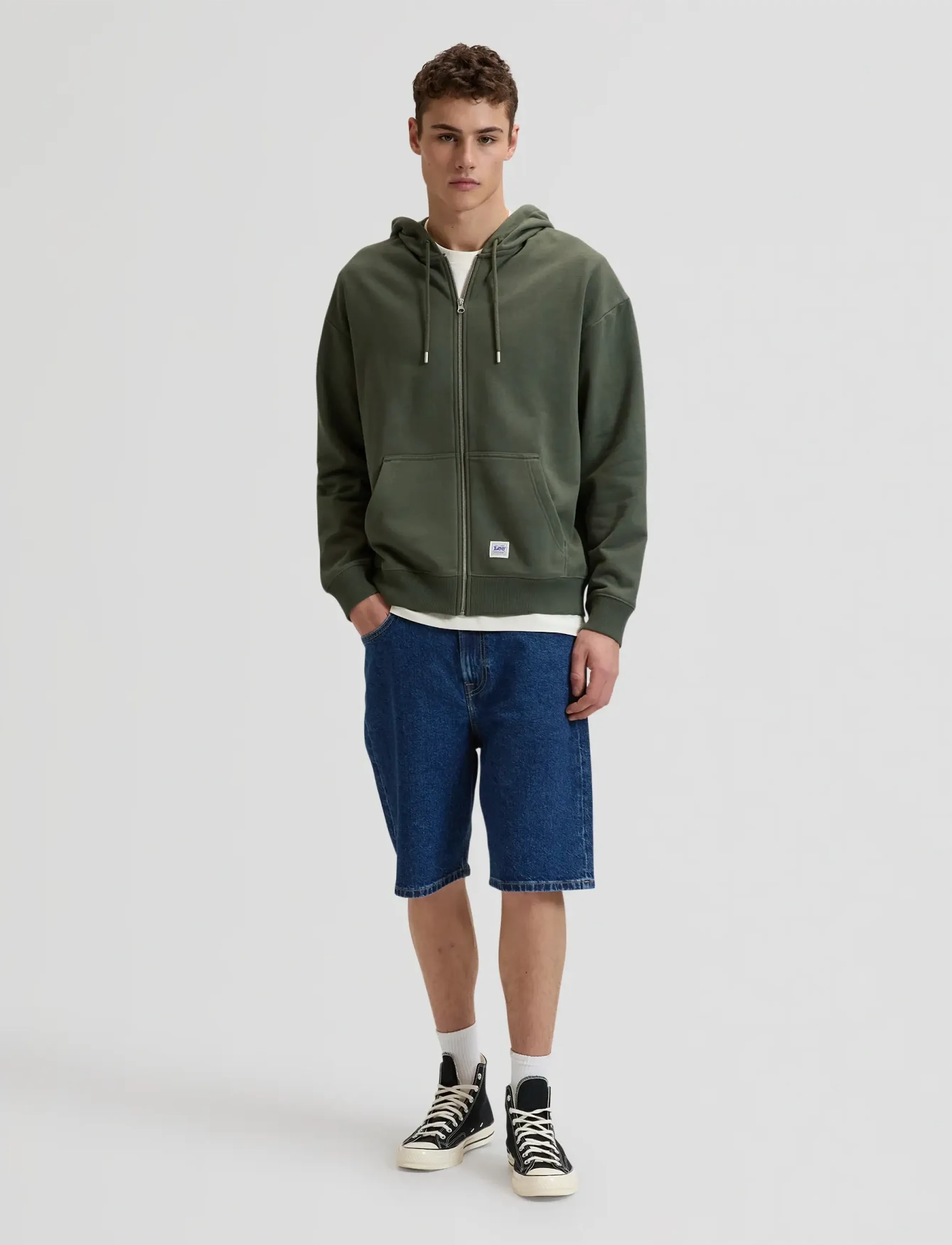 Lee Jeans - WORKWEAR FULL ZIP - jackets - oak moss - 3