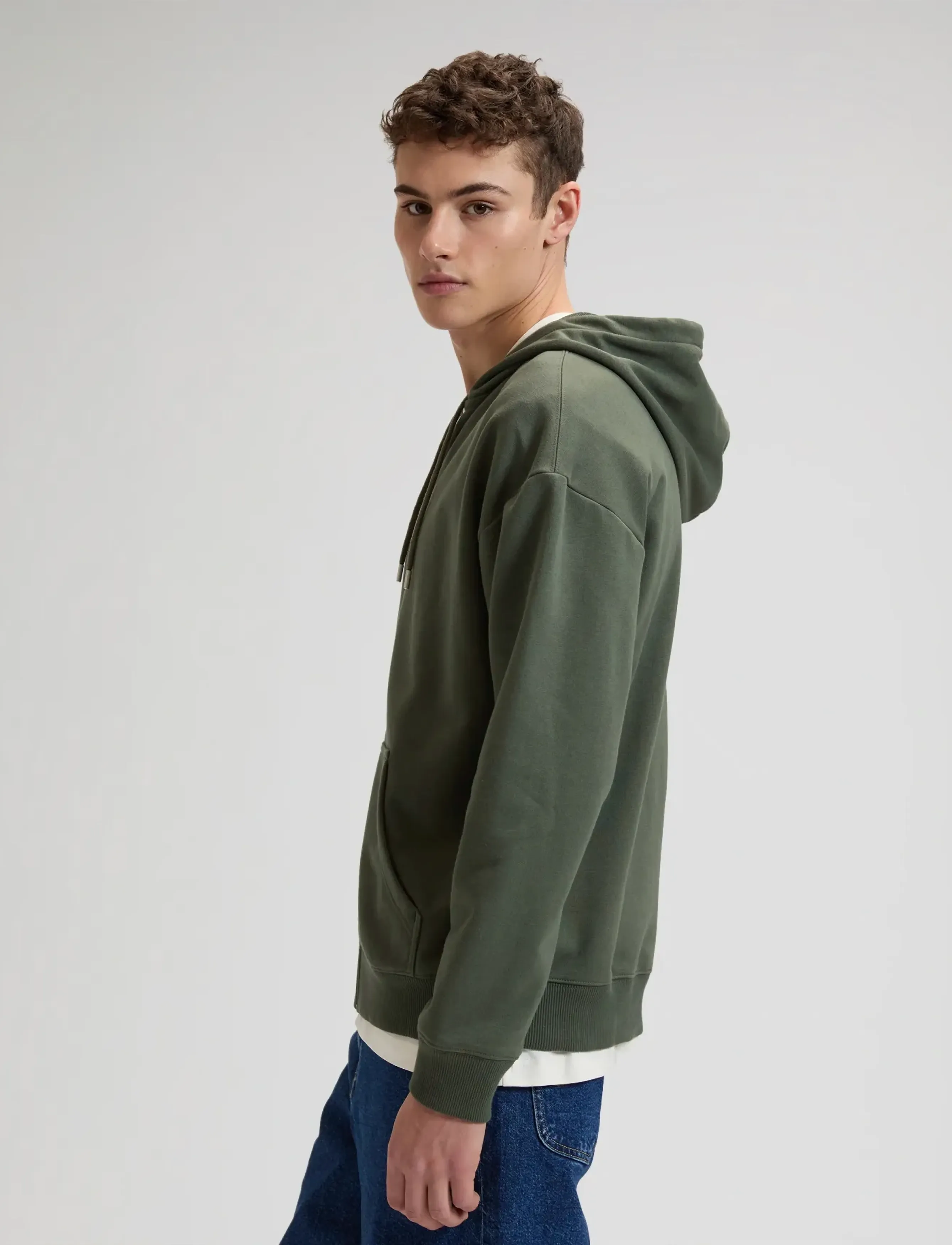 Lee Jeans - WORKWEAR FULL ZIP - sweatshirts - oak moss - 4