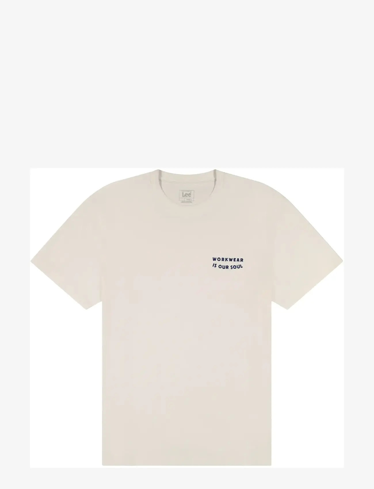 Lee Jeans - WORKWEAR SOUL TEE - lühikeste varrukatega t-särgid - natural - 1