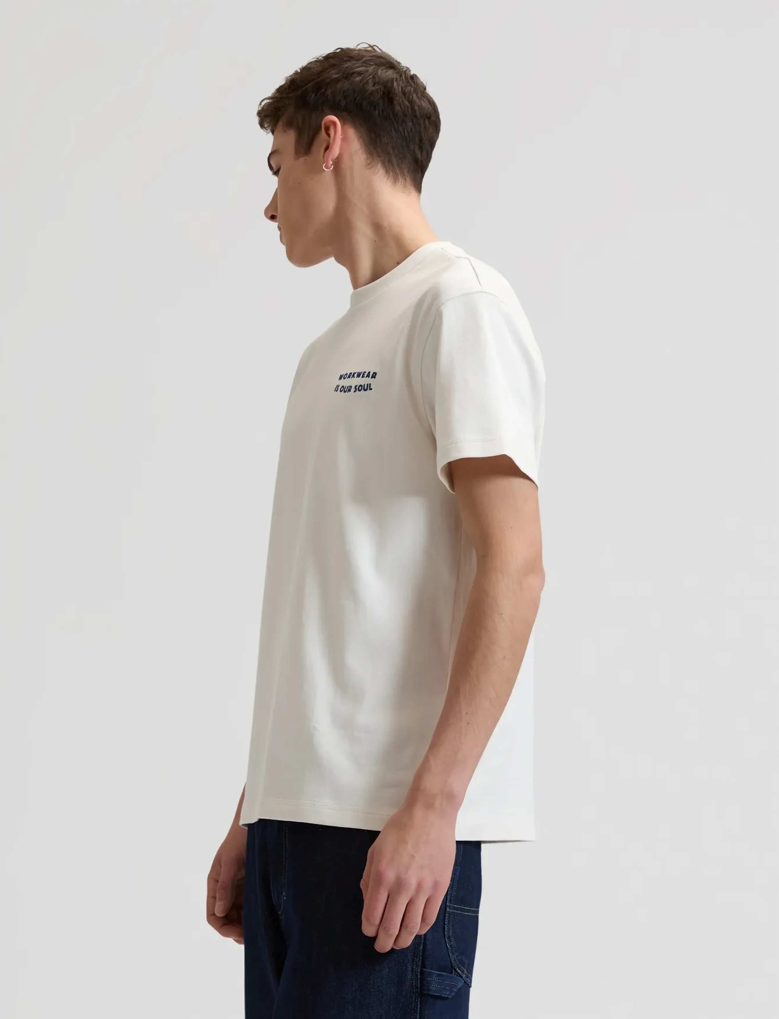 Lee Jeans - WORKWEAR SOUL TEE - kortärmade t-shirts - natural - 4