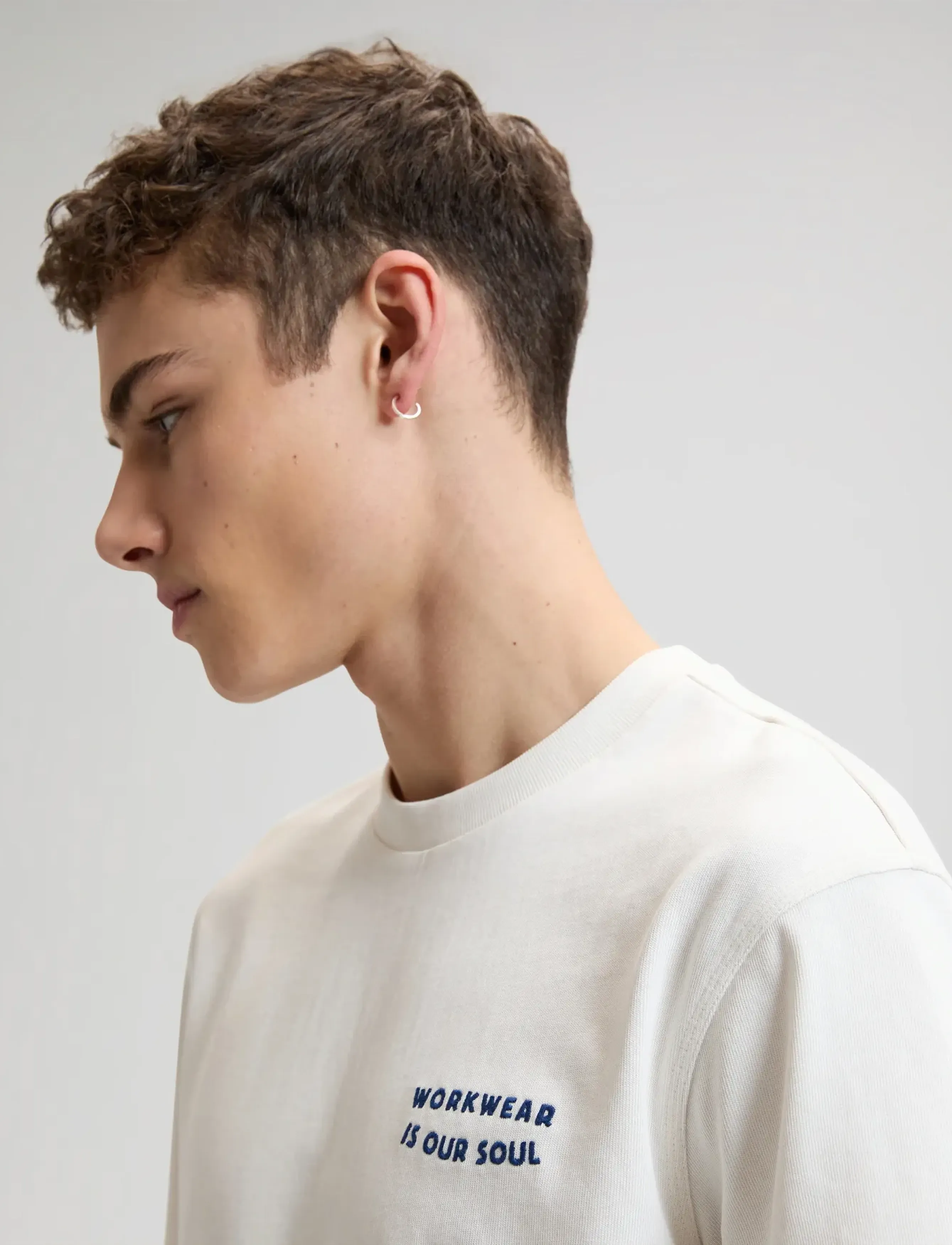 Lee Jeans - WORKWEAR SOUL TEE - kortärmade t-shirts - natural - 5
