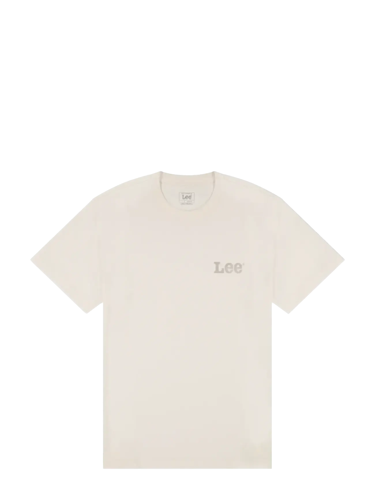LEE JEANS Ww Work For It Tee Cream - Sx00 - Herren