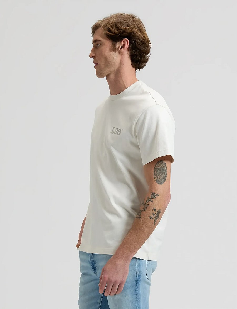 Lee Jeans - WW WORK FOR IT TEE - kortermede t-skjorter - natural - 5