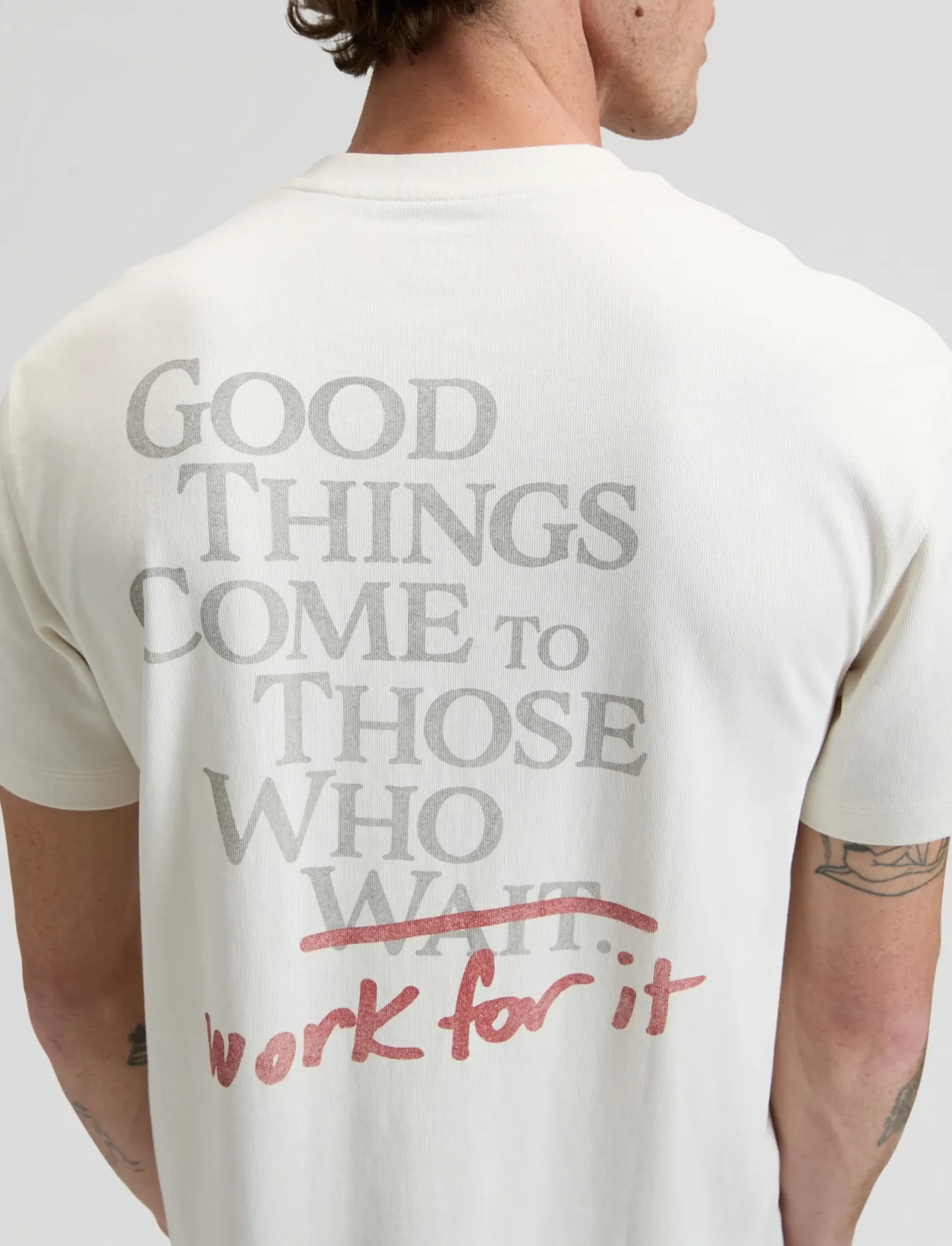 Lee Jeans Ww Work For It Tee t-shirts med tryck herr – bild 5
